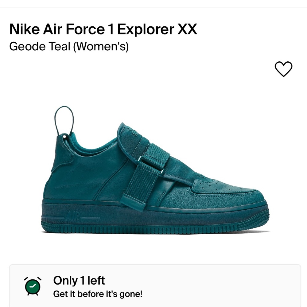 Nike AF1 Explorer XX In Geode Teal